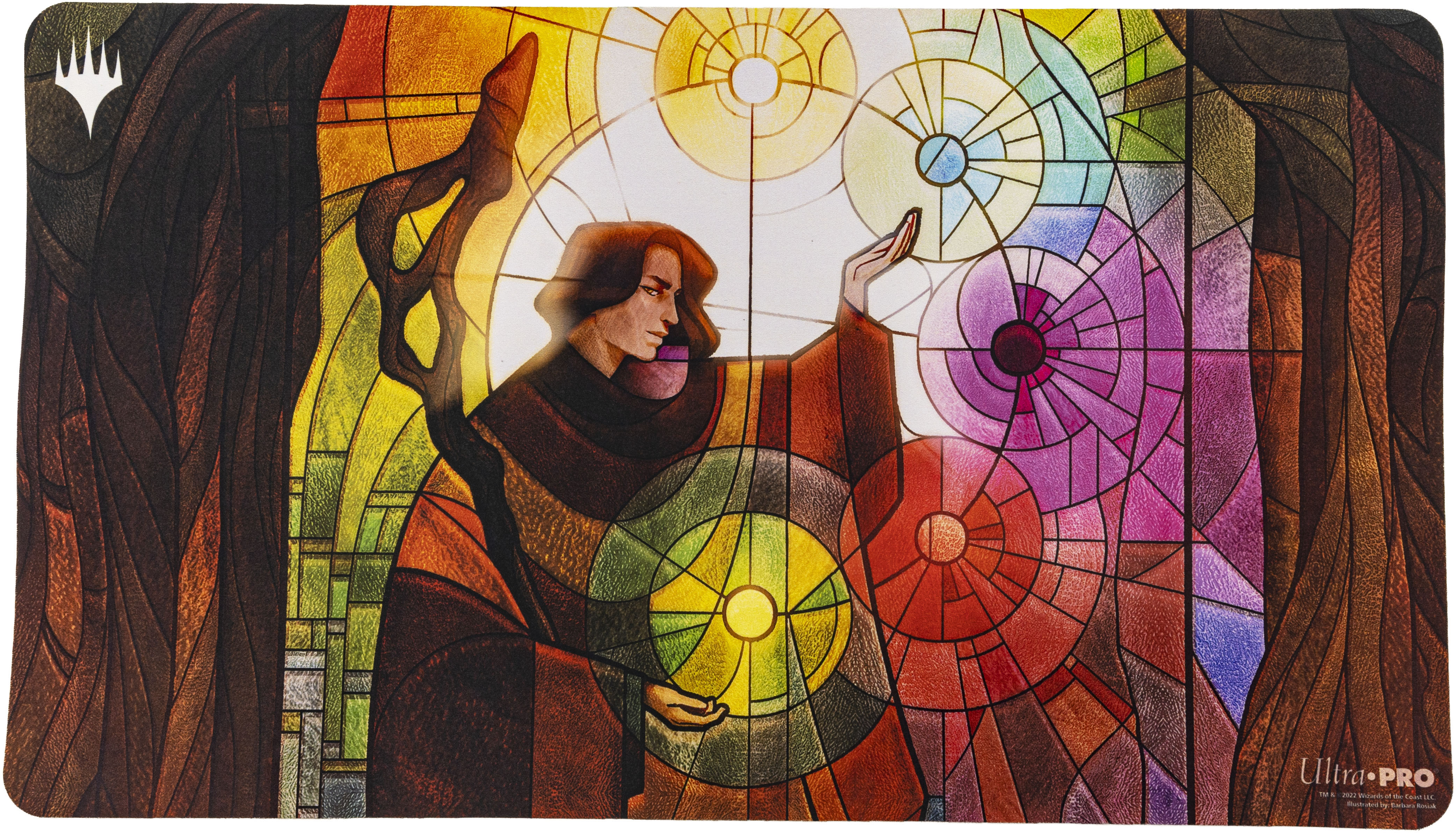 サプライ・アクセサリ・グッズ Dominaria United Stained Glass Playmat Dominaria United Stained Glass - Magali Villeneuve - Premium