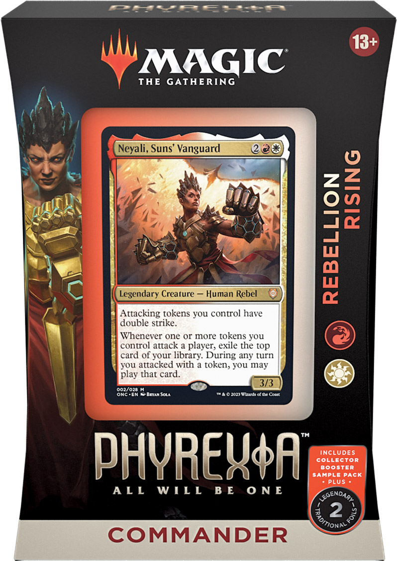 mtg rebel commander deck Commander Deck Phyrexia: All Will Be One - Rebellion Rising - Magic: The  Gathering