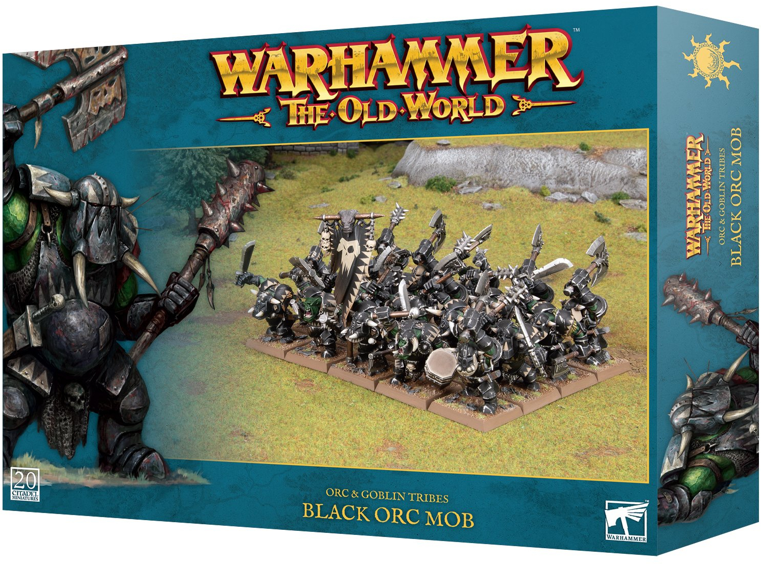 Warhammer: The Old World - Orc & Goblin Tribes: Black Orc Mob