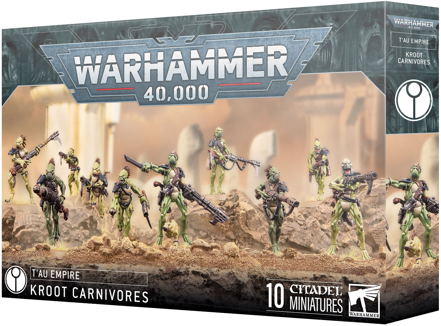 Warhammer 40k ギャロウフォールテレイン、ボードのみ Warhammer 40K - T'au Empire: Kroot Carnivore Squad - Games