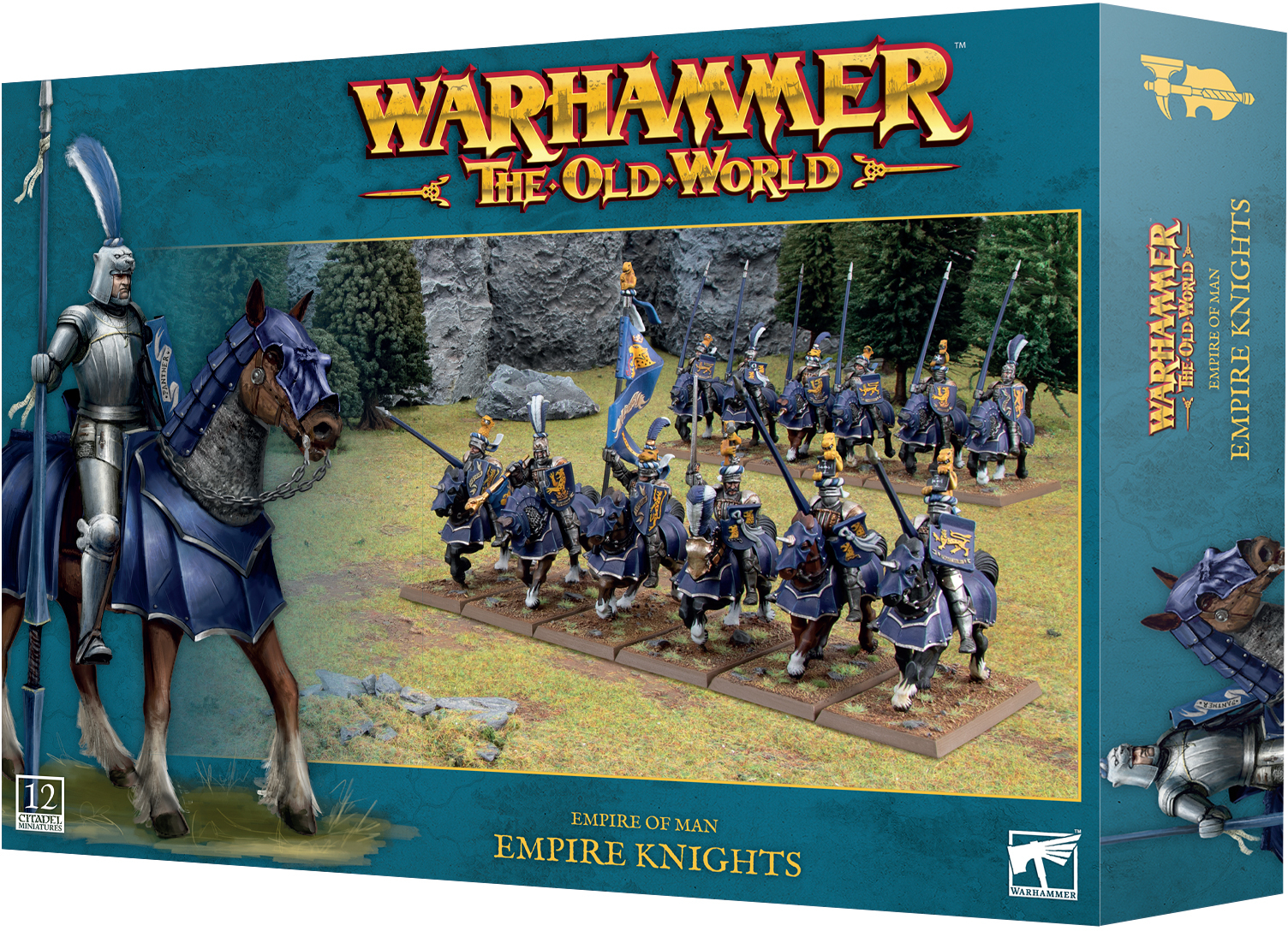 Games Workshop – Warhammer The Old World – Empire Pistoliers: Kit De 10 Miniaturas De Caballería Ligera, Opción A Outriders, Con Bases De 30x60 Mm