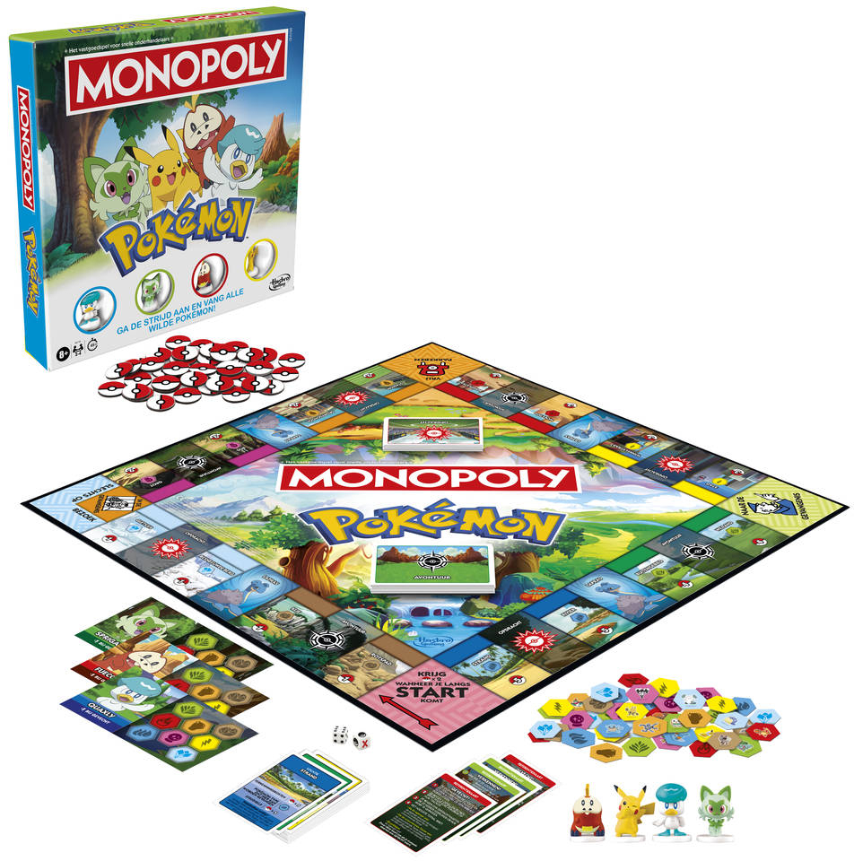 【新品未使用】pokemon MONOPOLY ポケモン　モノポリー Monopoly: Pokémon (NL) - Hasbro | Spellenwinkel.nl