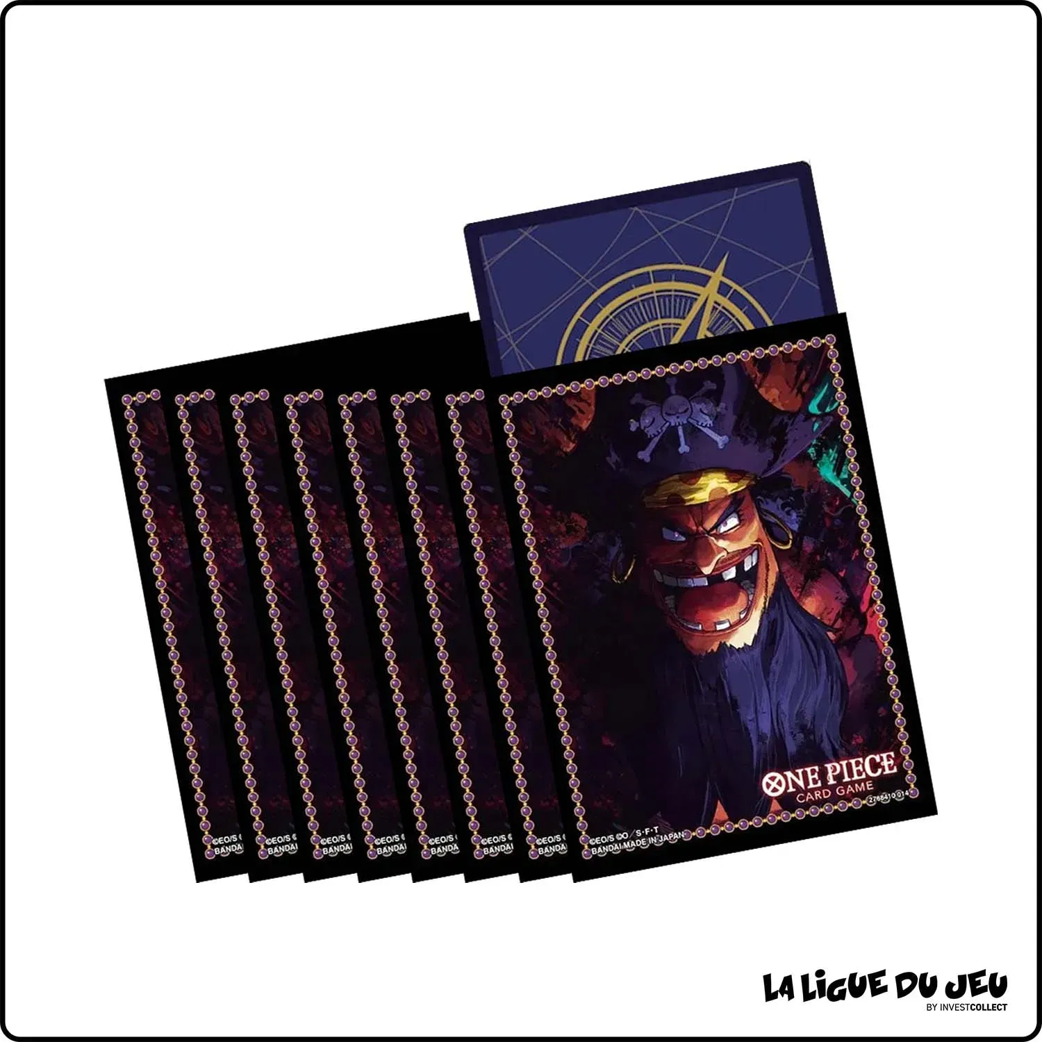 One Piece - Card Sleeves: Marshall.D.Teach (70 pieces) - One Piece
