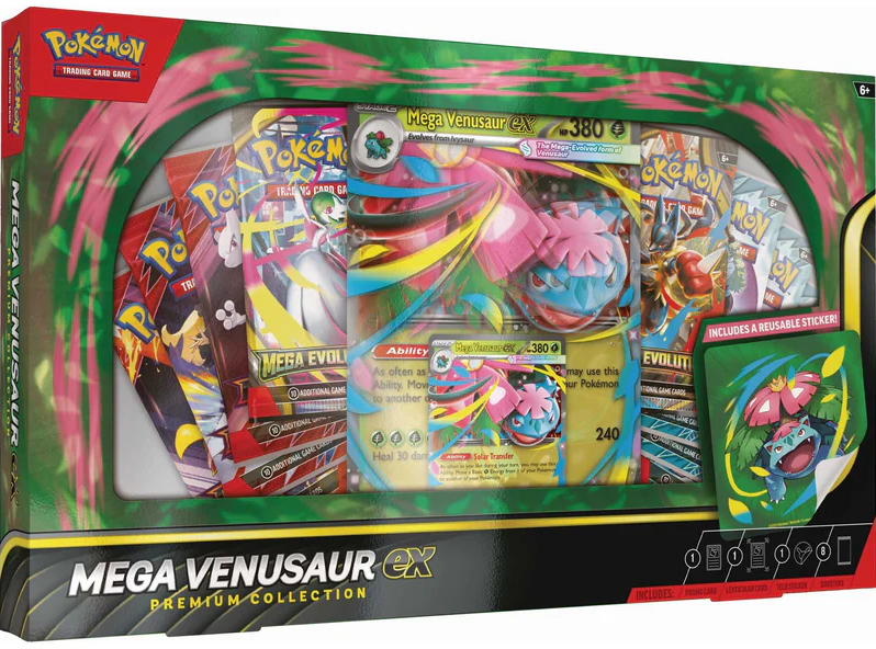 MEGAREX, VNGD 3点セット Pokémon: Mega Venusaur EX Premium Collection - Pokemon | Bazaar of
