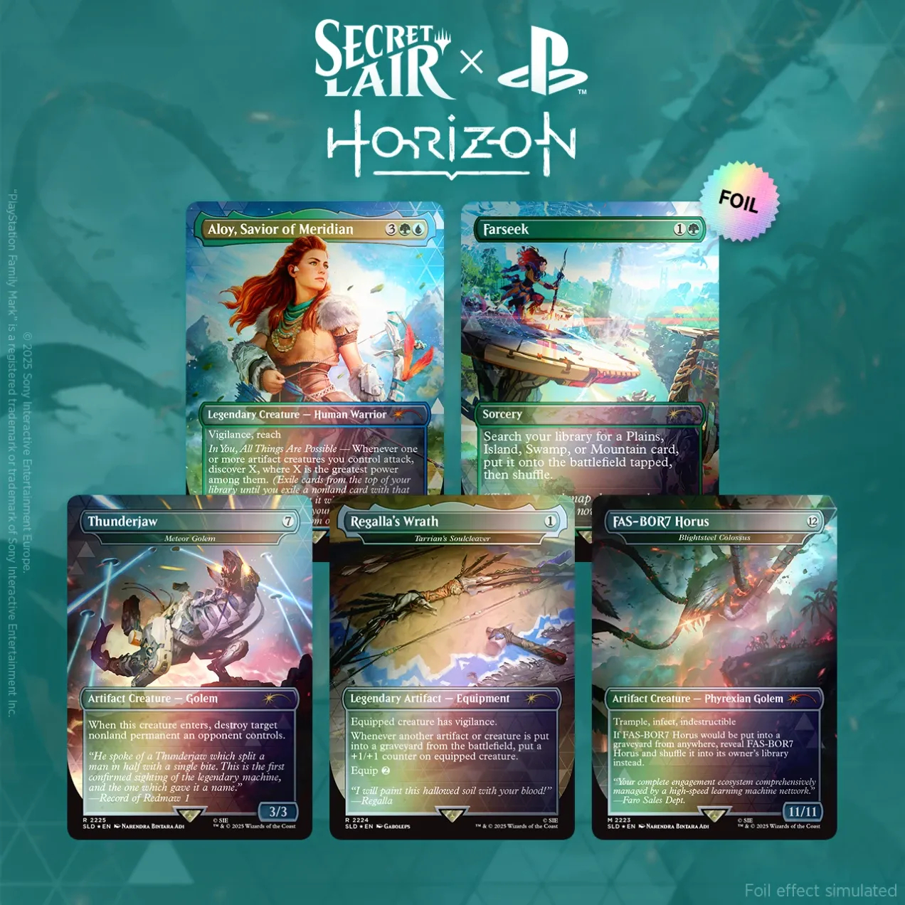 マジック：ザ・ギャザリング Secret Lair x PlayStation Foil Set Magic: The Gathering - Secret Lair Drop Series: Secret Lair x