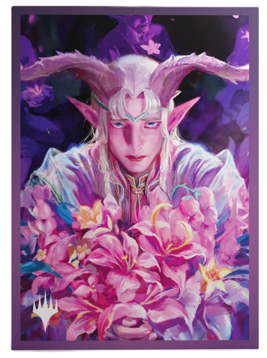 Gamegenic MTG Lorwyn Eclipsed Sleeves – Fundas Ilustradas Dawnhand Eulogist, 105 Unidades, Acabado Texturizado