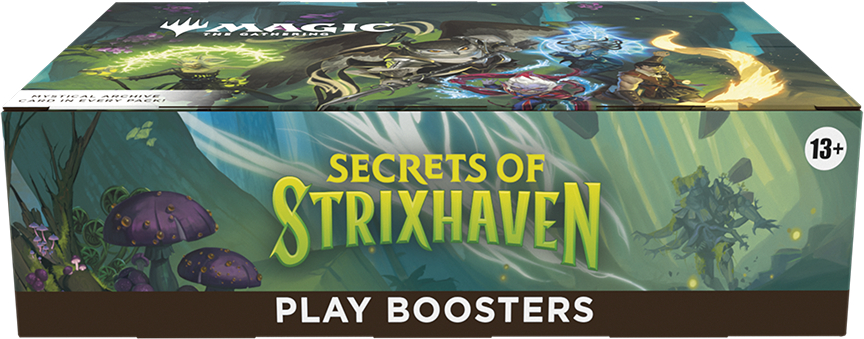 Magic: The Gathering - Secrets of Strixhaven Play Booster Box (30 boosters) - Magic: The Gathering | Bazaar of Magic Magic: The Gathering - Secrets of Strixhaven Play Booster Box (30 boosters) - Magic: The Gathering | Bazaar of Magic