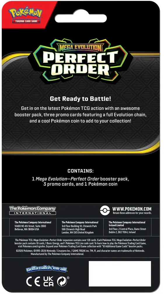 Pokémon: Mega Evolution - Perfect Order Premium Checklane Blister