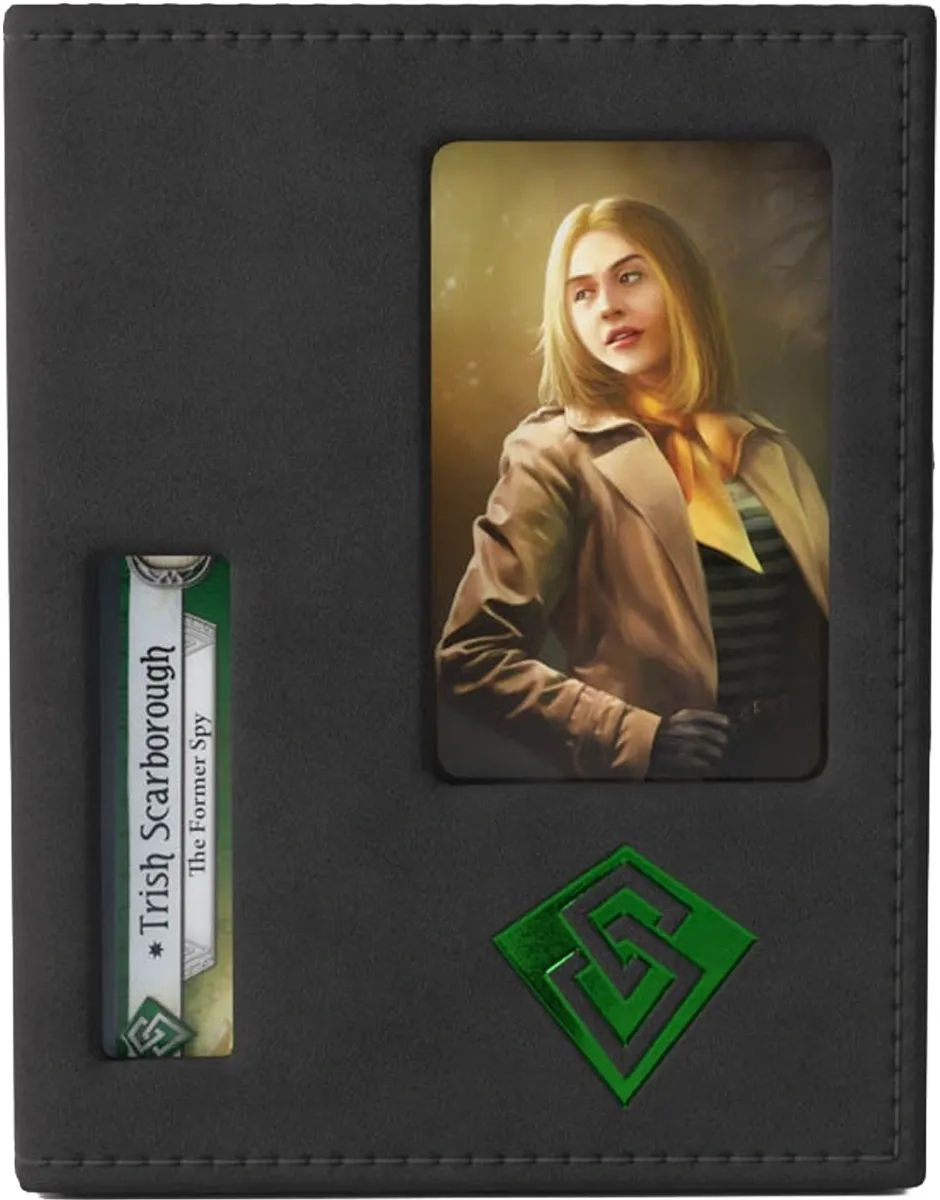 Gamegenic Arkham Horror Investigator Deck Tome – Caja Premium Para 60 Cartas Con Funda, Cierre Magnético Y Ventana De Identificación, Edición Rogue