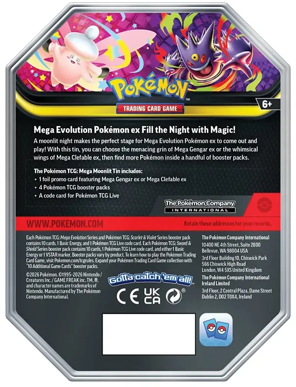 est THELOTION EX T&THEEMULSION EX Mセット Pokémon - Mega Moonlit EX Tin: Clefable EX - Pokemon