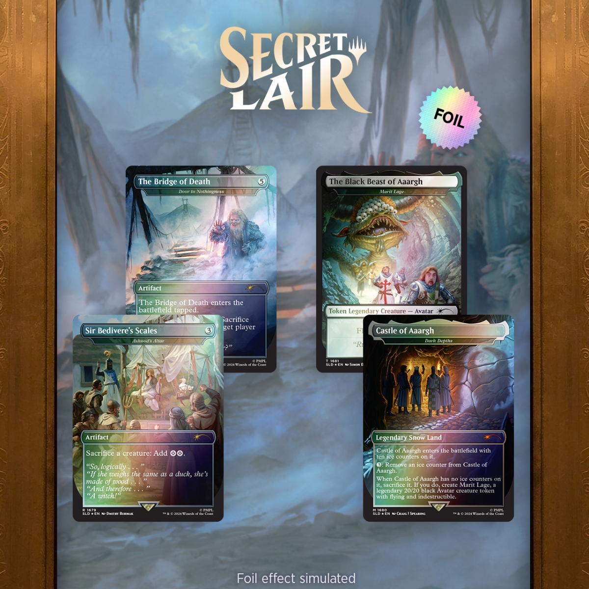 Magic: The Gathering - Secret Lair Drop Series: Secret Lair x Monty Python and the Holy Grail: Vol. 2 (foil) - Magic: The Gathering | Spellenwinkel.nl Magic: The Gathering - Secret Lair Drop Series: Secret Lair x Monty Python and the Holy Grail: Vol. 2 (foil) - Magic: The Gathering | Spellenwinkel.nl