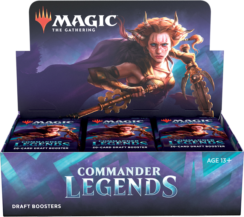 2020 MTG Magic the Gathering Commander Legends DRAFT Booster Box Factory Sealed