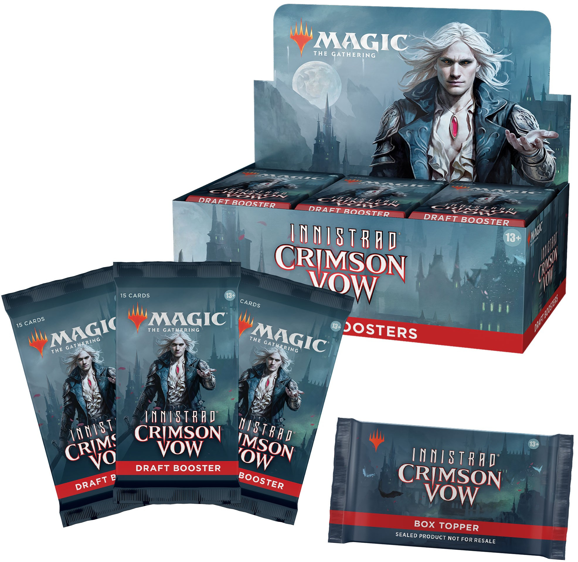 crimson vow collector booster box topper Innistrad: Set Display VOW] Box toppers will be
