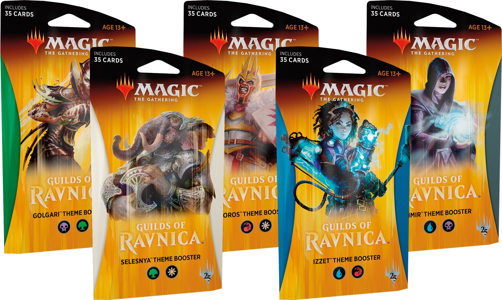 guilds of ravnica theme booster box Magic: The Gathering Bundle | 10 Packs + Land Cards (230 Cards) In fact Ravnica: City of Guilds Booster