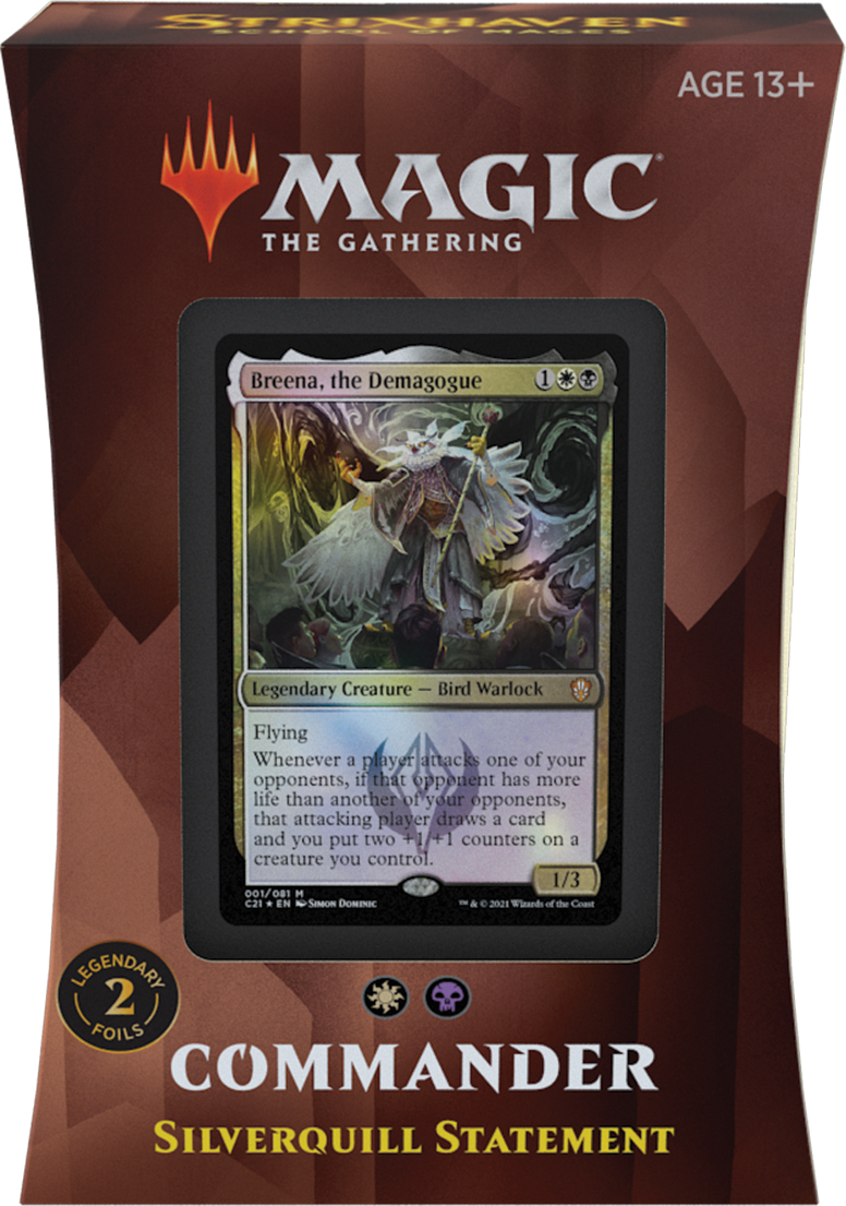 silverquill cards mtg Commander 2021 Deck main image 0