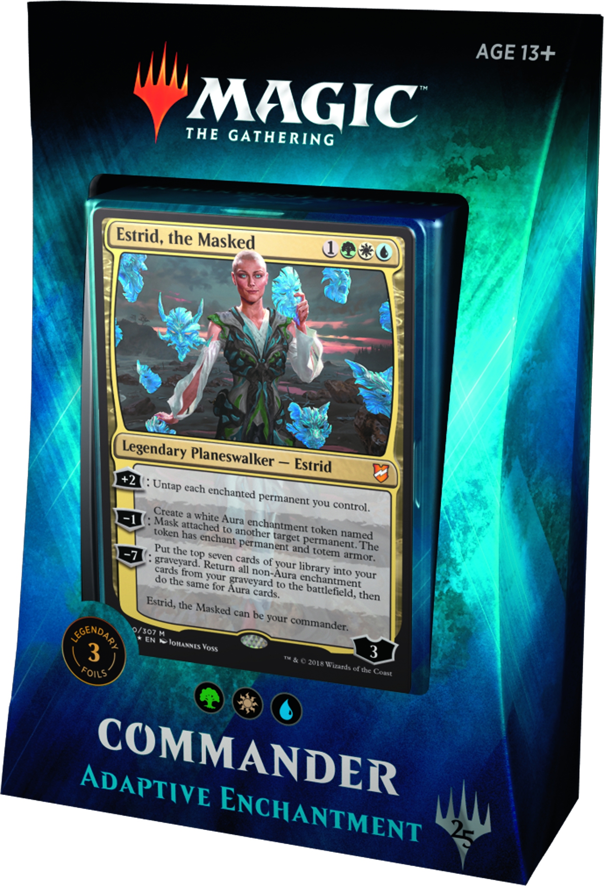 mtg commander deck 2018 Magic: The Gathering®—FINAL FANTASY Decks: Collector's Editi – Enchanted Grounds 1 Celestial Archon MTG / Commander 2018