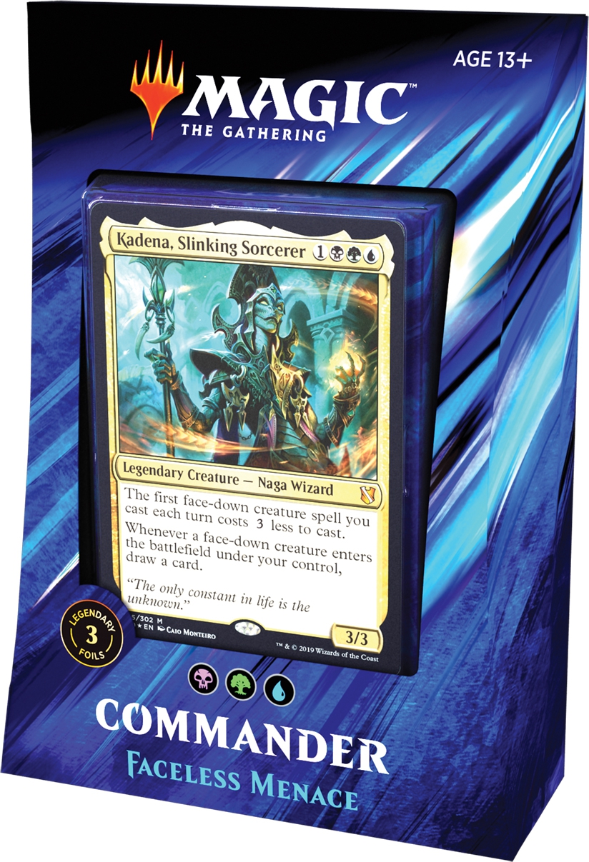 Commander 2019 - Foil Oversize Cards 1x  Kadena Slinking Sorcerer