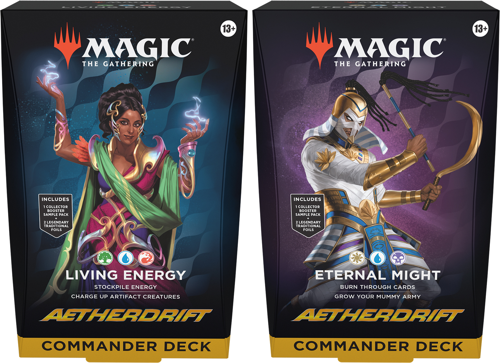 Magic: The Gathering - Aetherdrift Commander Deck (set of 2) - Magic: The  Gathering | Bazaar of Magic