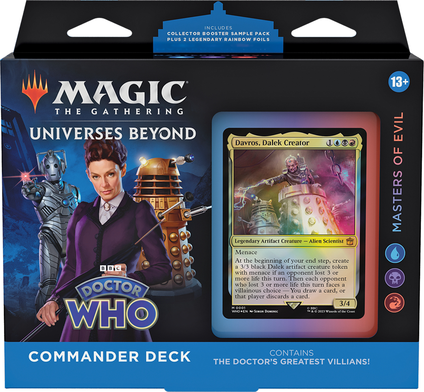 Magic: The Gathering Universes Beyond - Doctor Who Commander Deck (set of 4  decks) - Magic: The Gathering | Bazaar of Magic