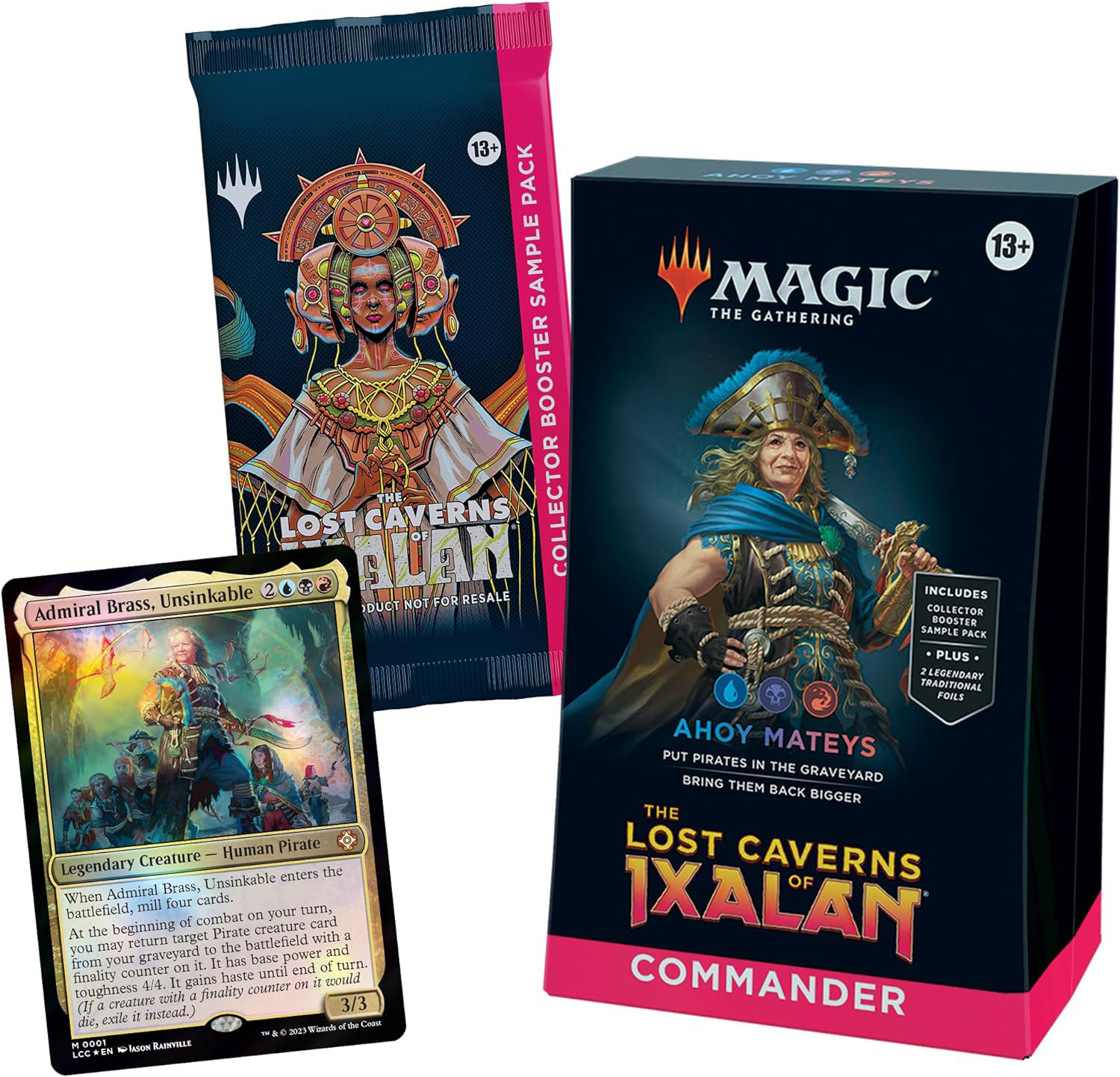 mtg aetherdrift commander deck eternal might Lost Caverns of Ixalan Commander Deck Ahoy Mateys main image 1