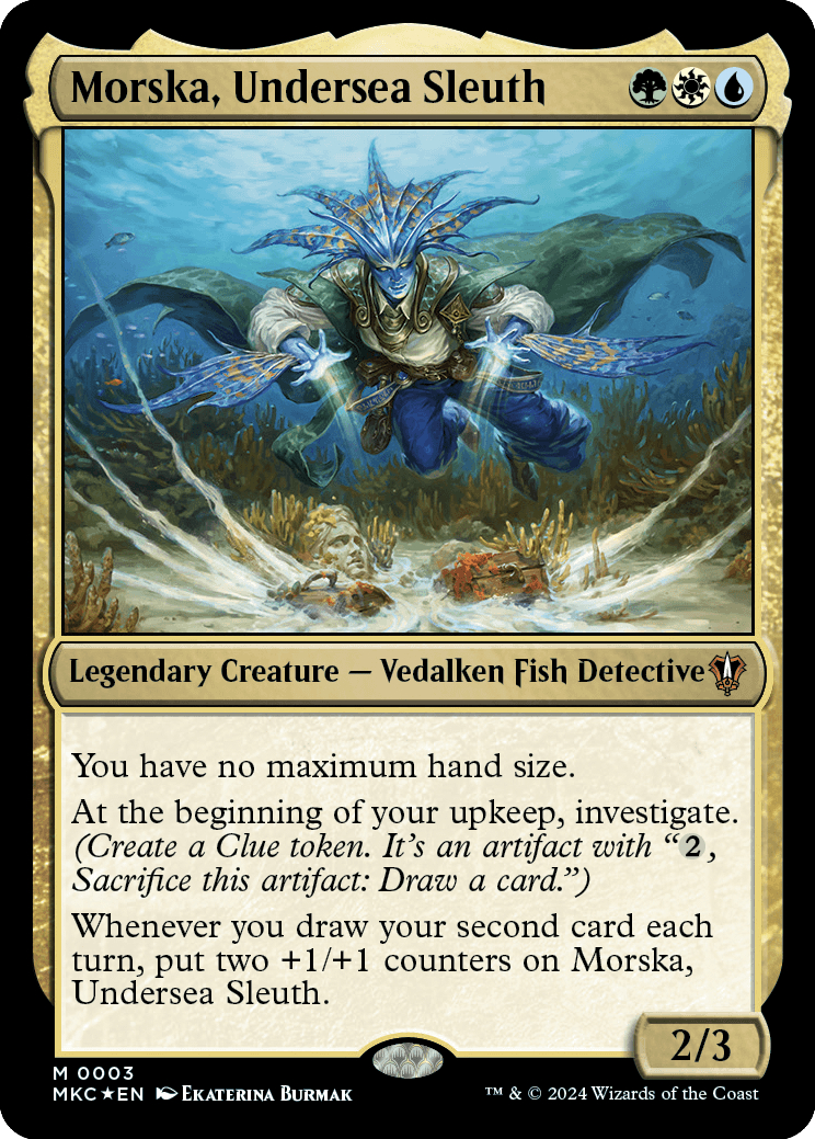 Karlov Manor 殺人事件 - コマンダー　DEEP CLUE SEA Magic: The Gathering - Murders at Karlov Manor Commander Deck