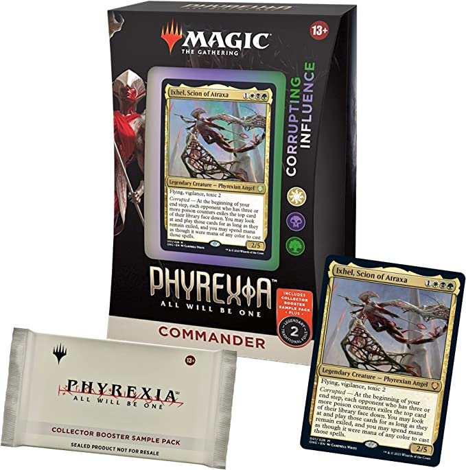 mtg ixhel scion of atraxa commander deck Phyrexia: All Will Be One toxic 2 Magic The Gathering Ixhel, Scion