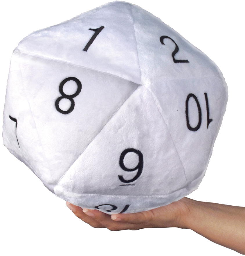 Large outlet plush dice