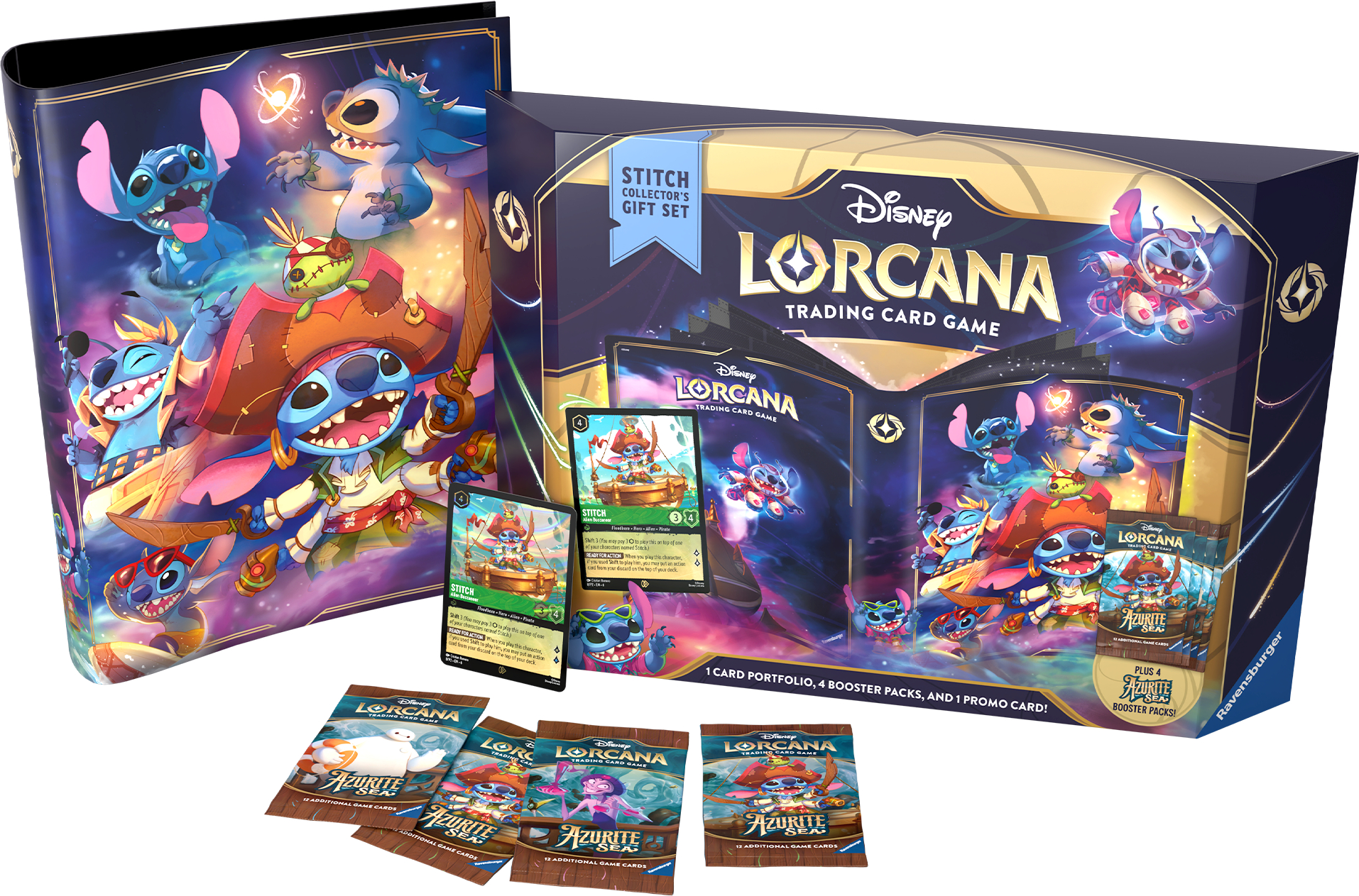 英語版 Stitch Collector's Gift Set Lorcana Disney Lorcana - Azurite Sea Stitch Collector's Gift Set - Lorcana