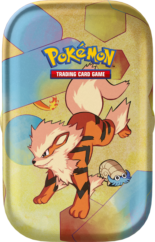 Pokemon - Scarlet & Violet 151 Mini Tin: Arcanine and Omanyte