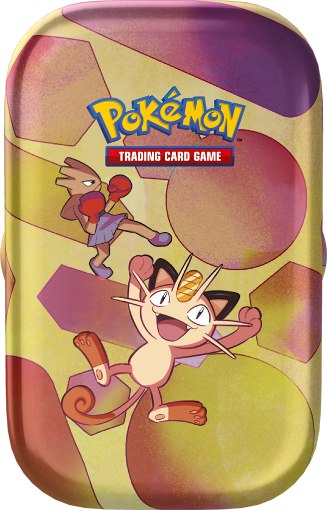 Pokemon - Scarlet & Violet 151 Mini Tin: Meowth and Hitmonchan