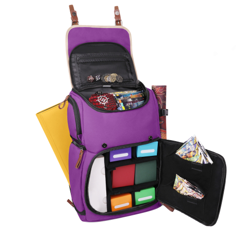 ENHANCE Trading Card Full Size Backpack Designer Edition Purple ENHANCE Tabletop Gaming Spellenwinkel