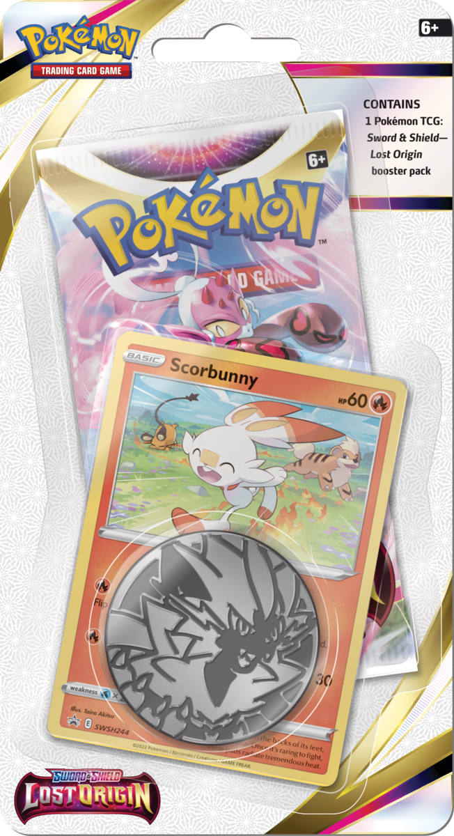 Pokemon: Checklane Blister Sword & Shield - Lost Origin (scorbunny) -  Pokemon | Spellenwinkel.nl