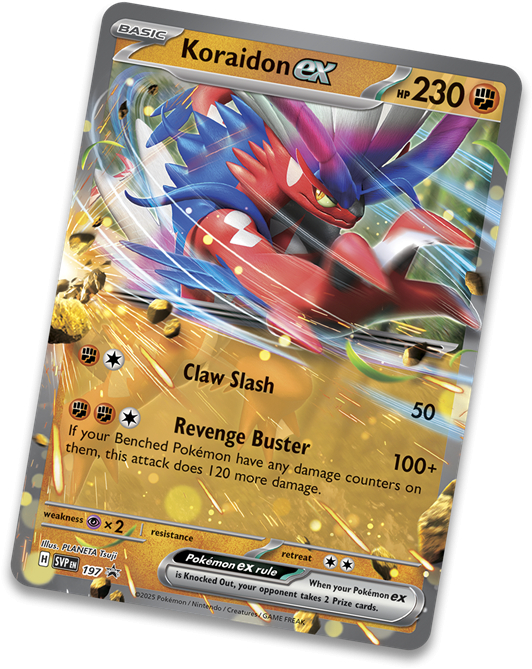 Pokemon - Slashing Legends Tin: Koraidon EX - Pokemon