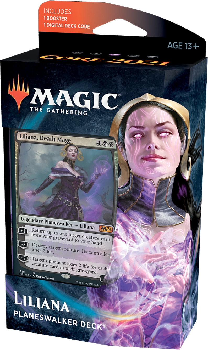 Edition 2021 Liliana Magic The Gathering : 1x Deck De Planeswalker VF Neuf 