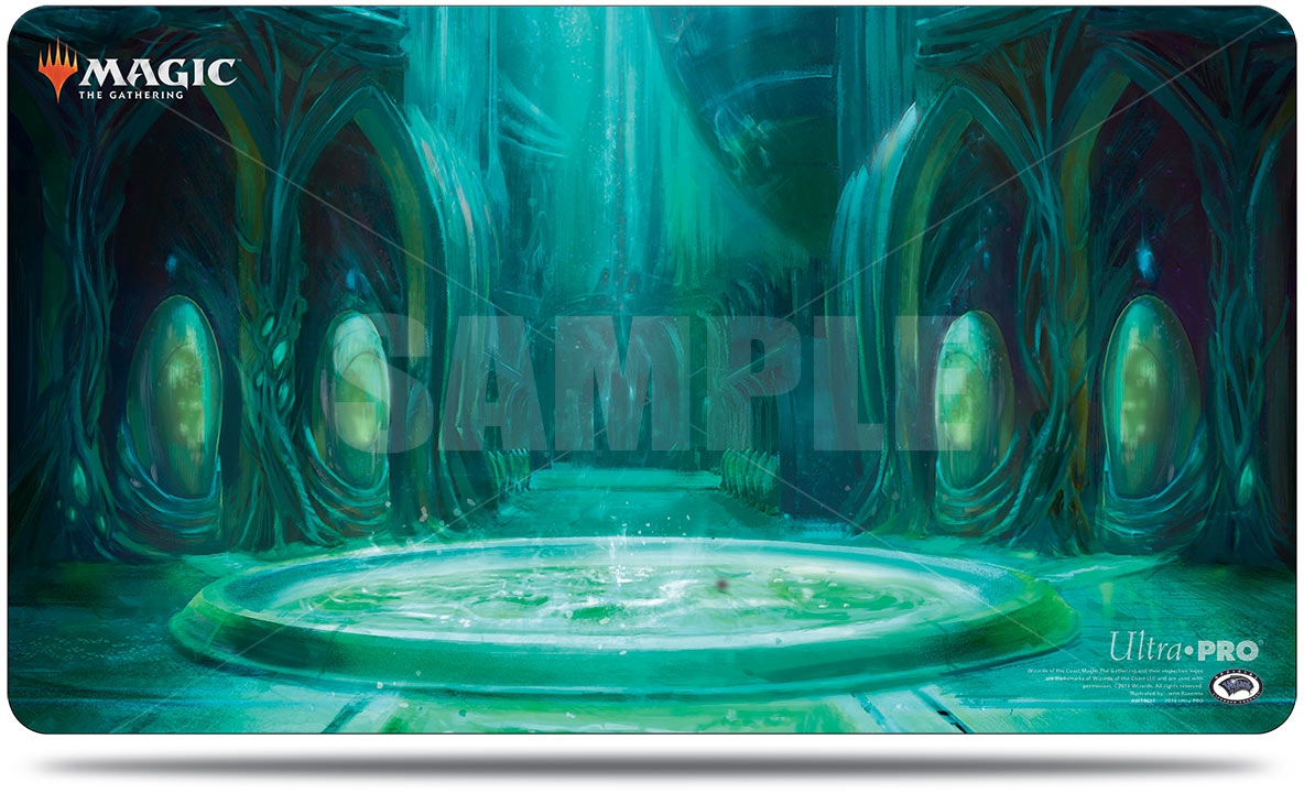 Ravnica Allegiance Hallowed Fountain Land PLAY MAT ULTRA PRO FOR MTG CARDS