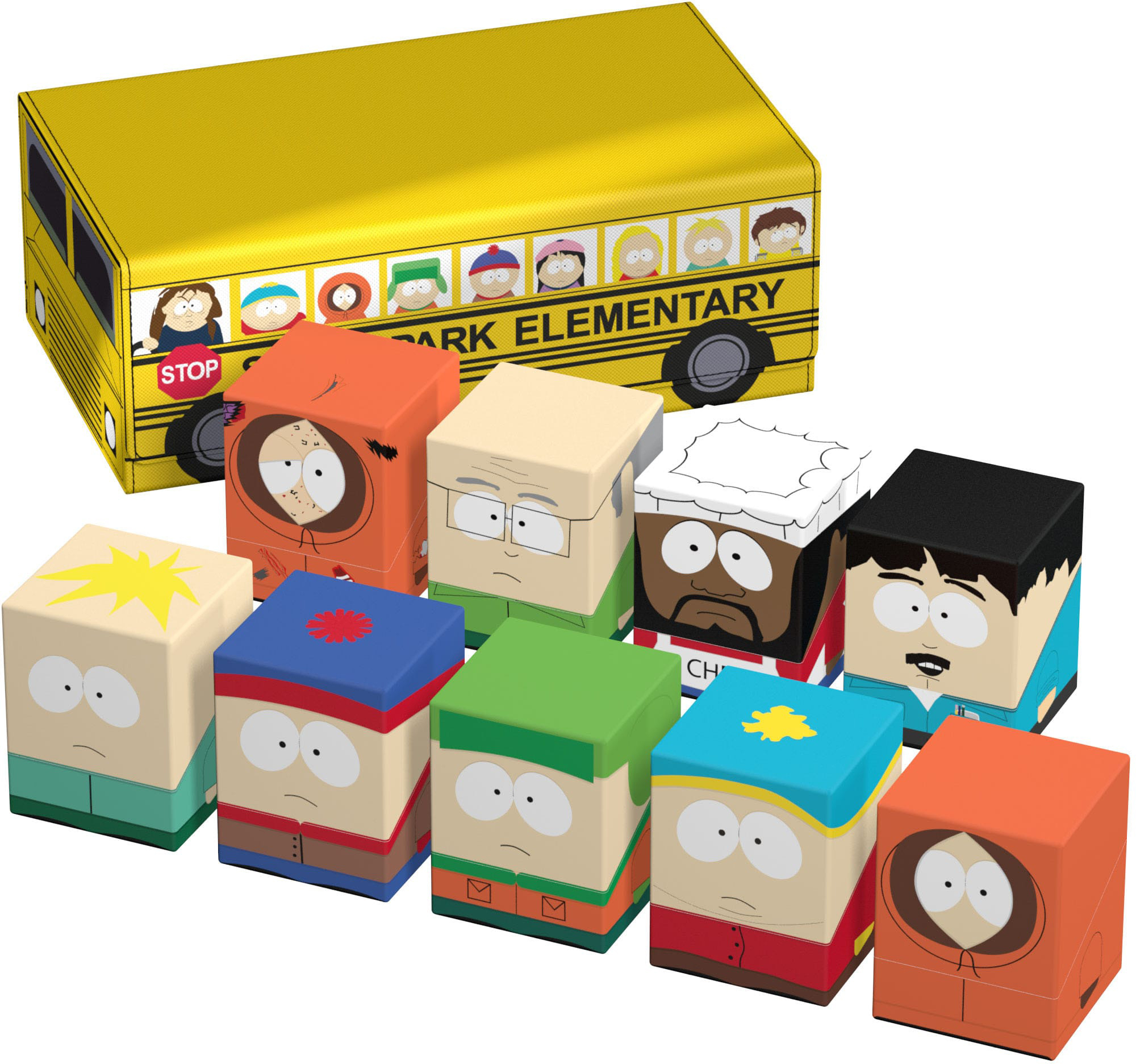 サウスパーク スクールバスコレクターケース デッキケース South Park Squaroes - Collectors Case South Park™ - School Bus