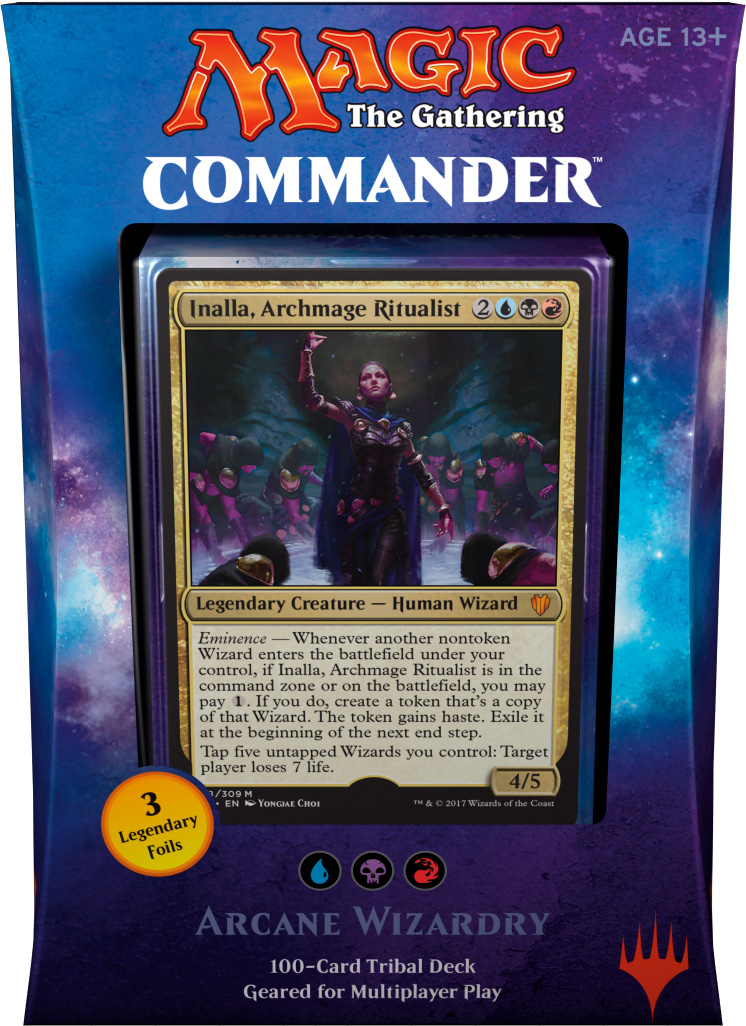 Commander 2017 Inalla Playmat for Magic Arcane Wizardry