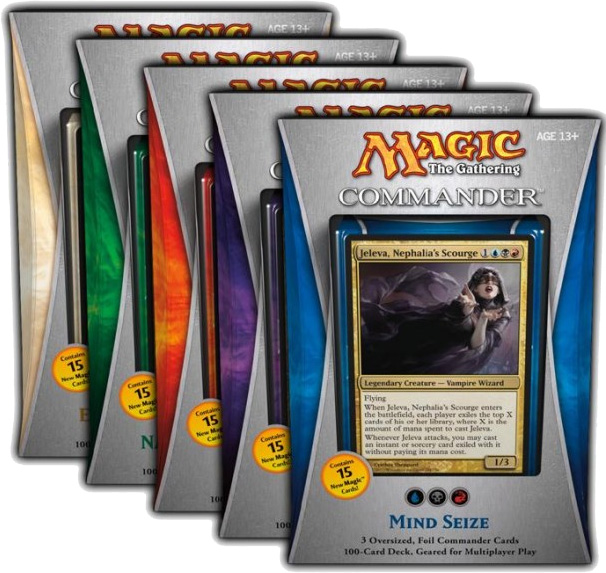 Oversized MTG Magic Cards ***15 FOIL EDH Generals*** Commander 2013 Full Set