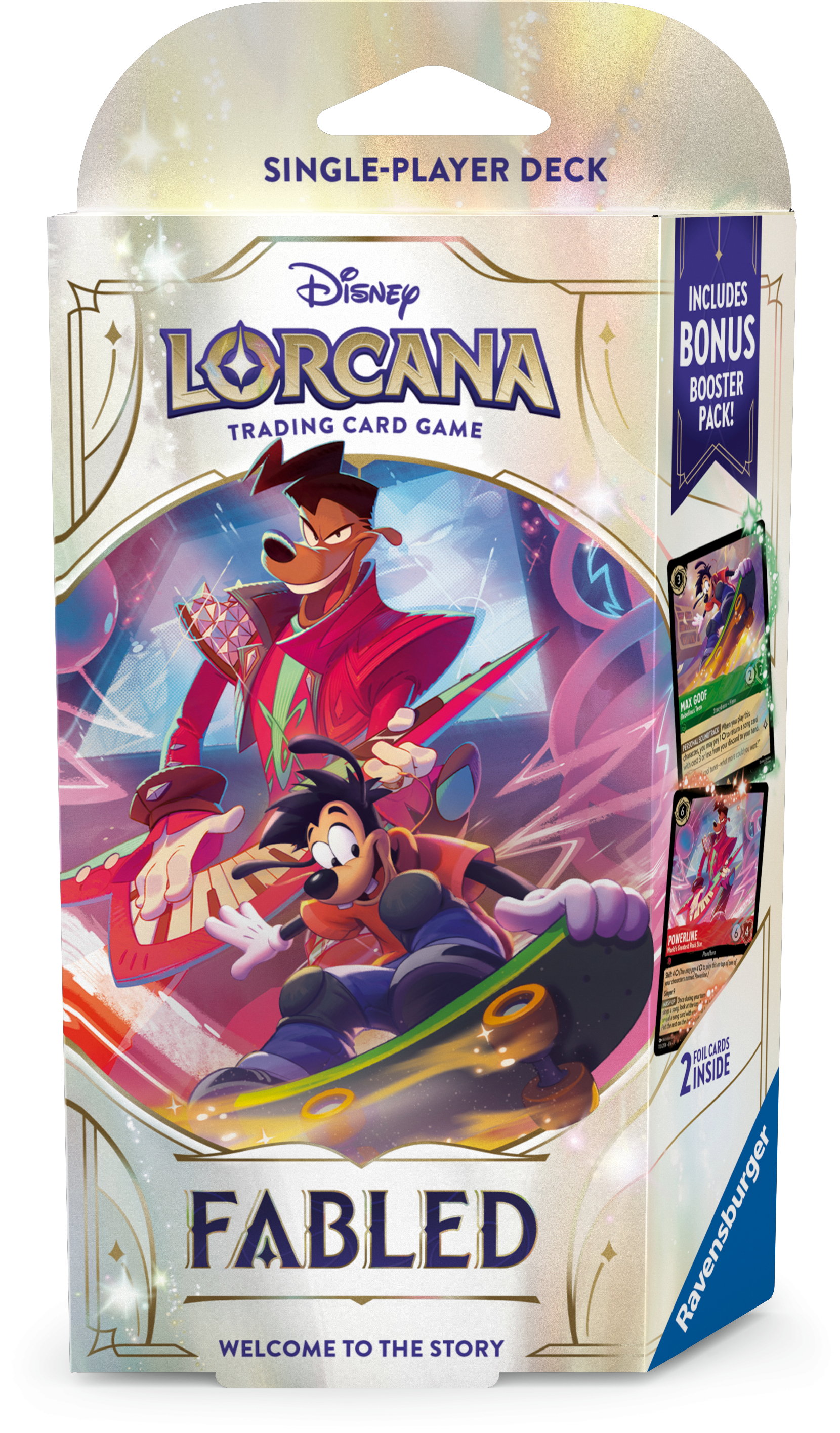 Disney Lorcana - Fabled Starter Deck: Powerline & Max Goof (including  booster) - Lorcana TCG | Bazaar of Magic