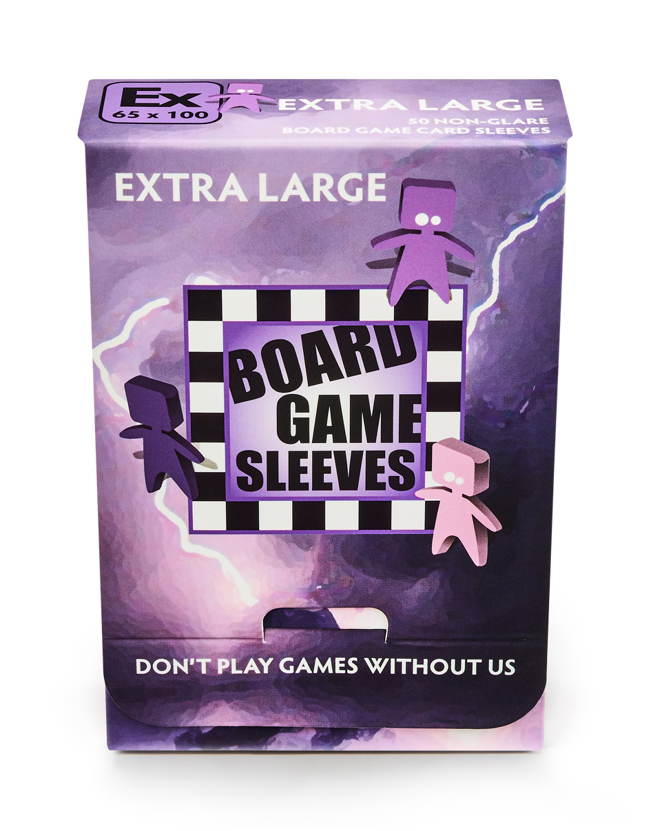 No Glare Extra Large Board Game Sleeves (65x100) (50)