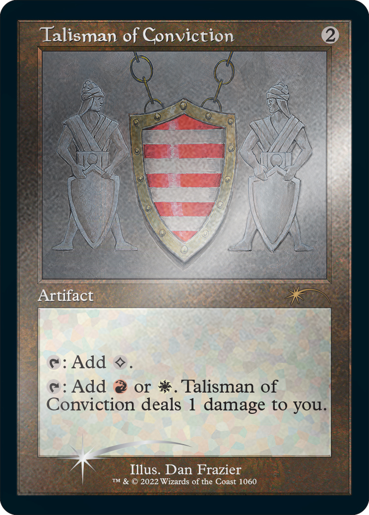 マジック：ザ・ギャザリング Foil Etched Dan Frazier Enemy Talismans Dan Frazier Is Back Again: The Enemy Talismans | Secret Lair