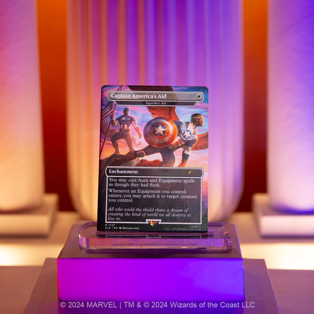 【foil】MTG Marvel’s Captain America Captain America ✨ FOIL ✨ MTG Secret Lair x Marvel Magic the