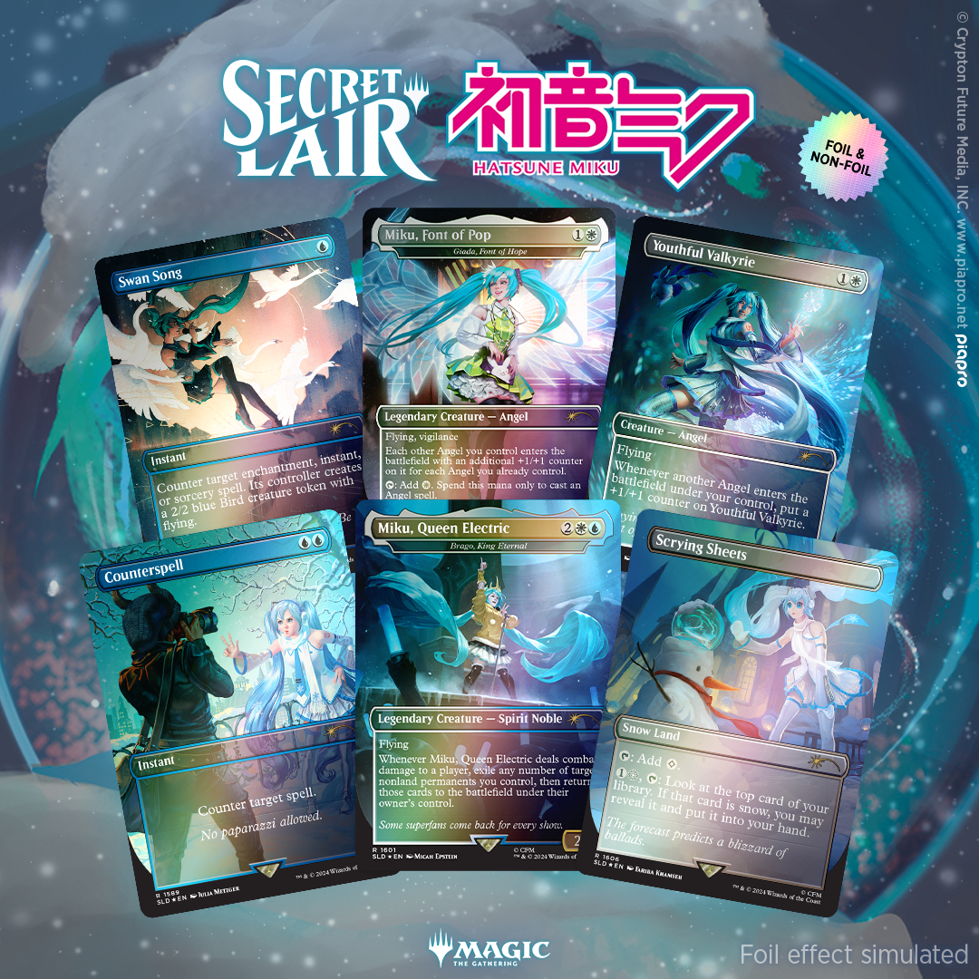 Secret Lair x Hatsune Miku: Winter Diva JP Foil Edition
