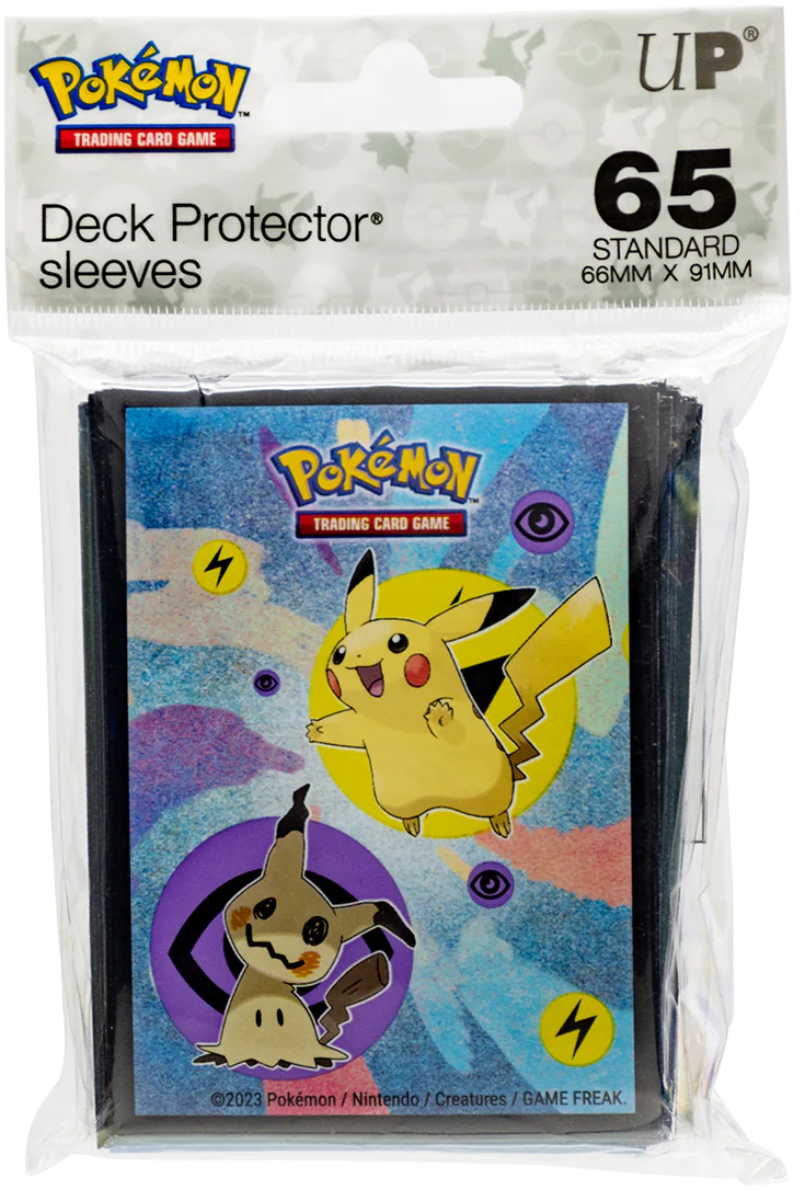 Ultra Pro Pokemon - Sleeves: Pikachu and Mimikyu (65 pieces