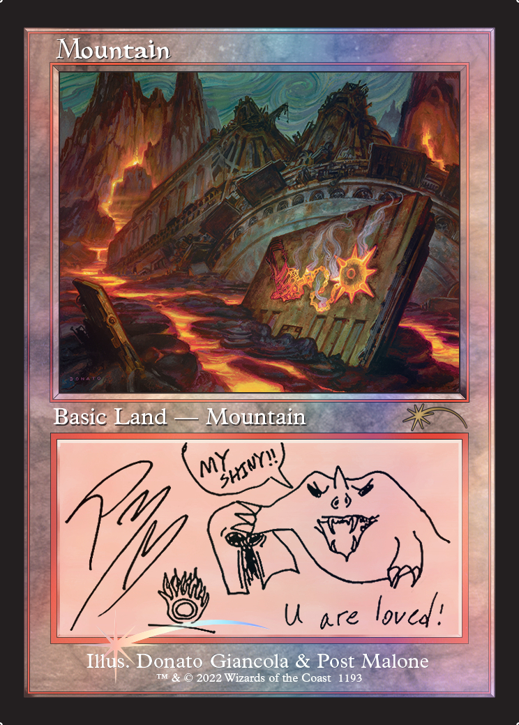 Secret Lair Drop Series: Post Malone: The Lands (foil