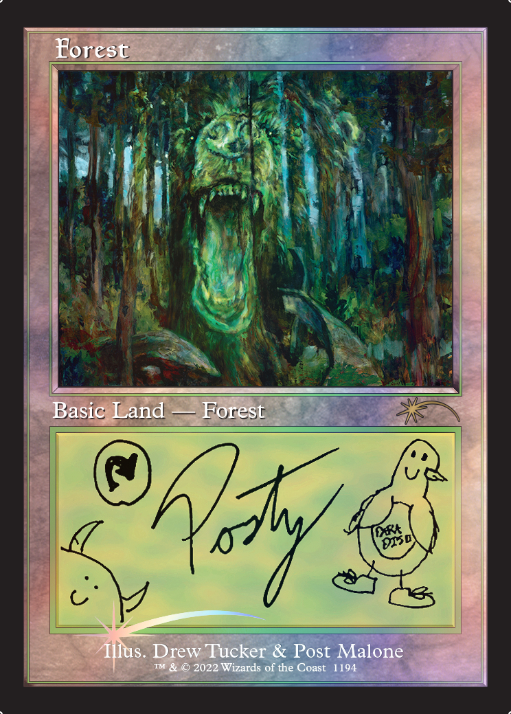 Secret Lair Drop Series: Post Malone: The Lands (foil