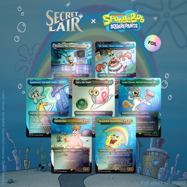 マジック：ザ・ギャザリング Secret Lair x SpongeBob foil Magic: the Gathering - Secret Lair Drop Series: Secret Lair