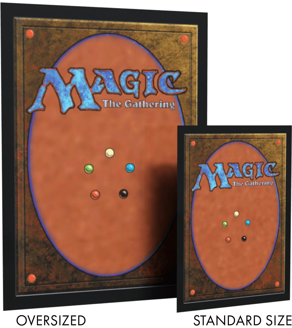 magic card back sleeves Oversized Magic: The Gathering baseball/sports cards MTG Card Sleeves – 100