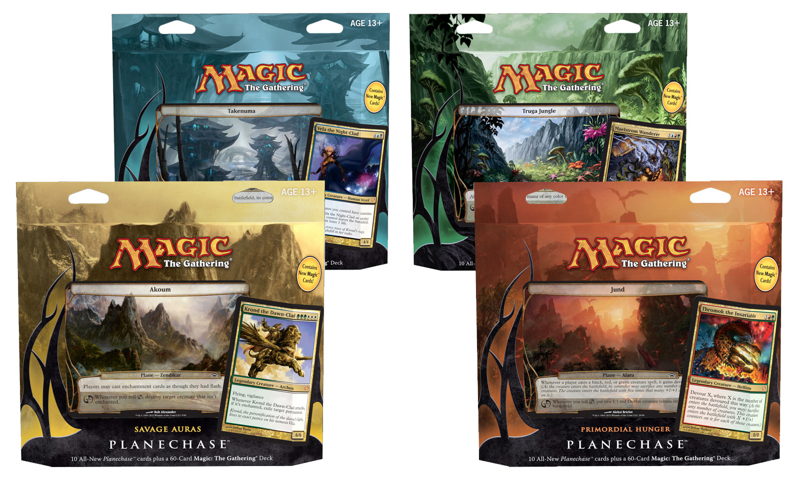 Planechase 2012 complete set of decks - Magic: The Gathering |  Spellenwinkel.nl