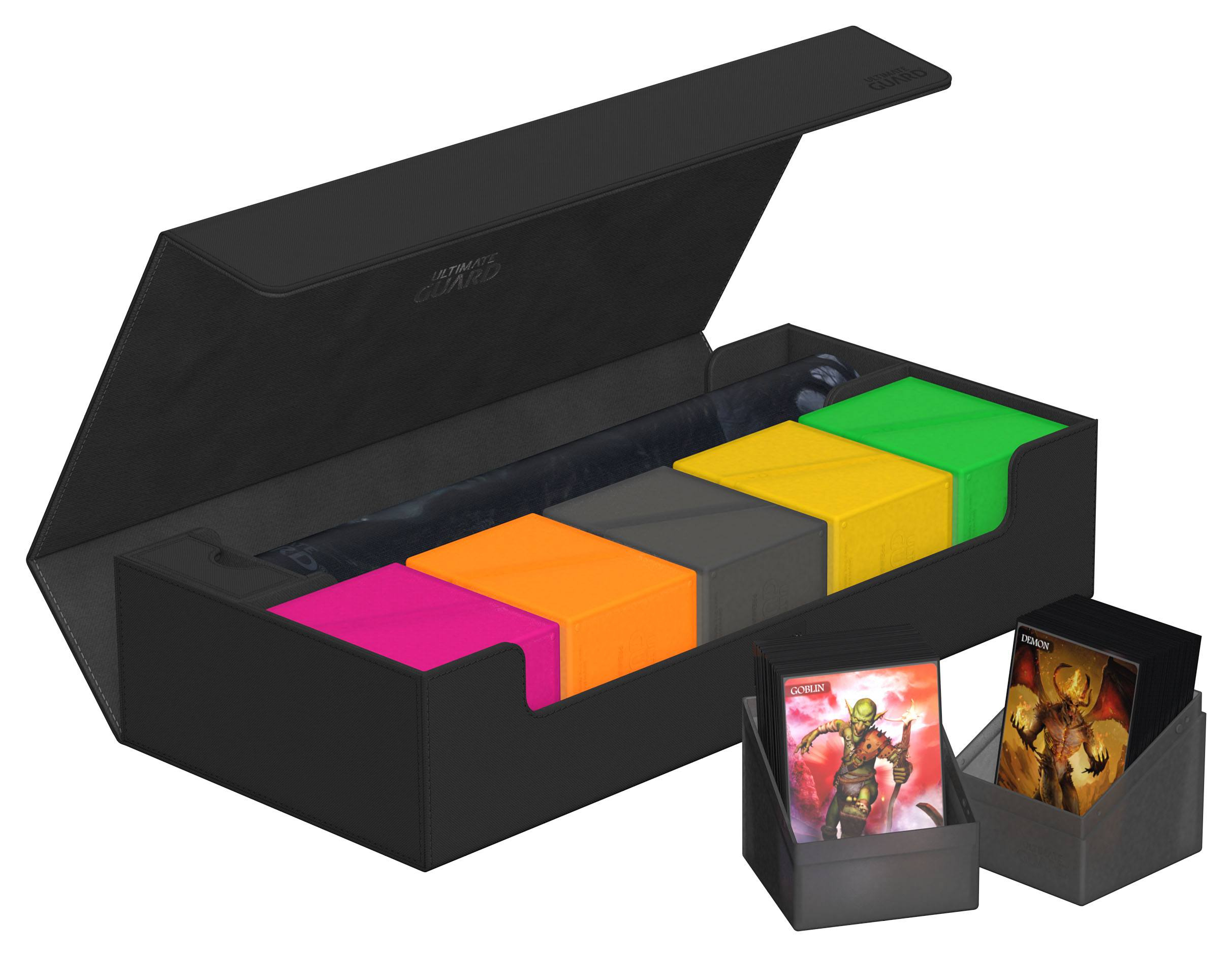 Ultimate Guard SuperHive Flip Case 550+ Monocolor Black
